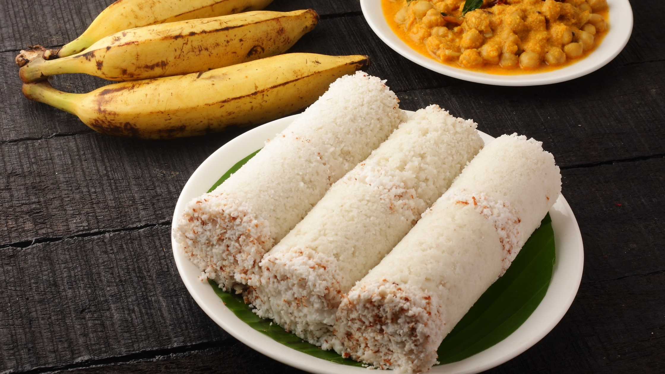 Puttu with Homemade Rice Powder