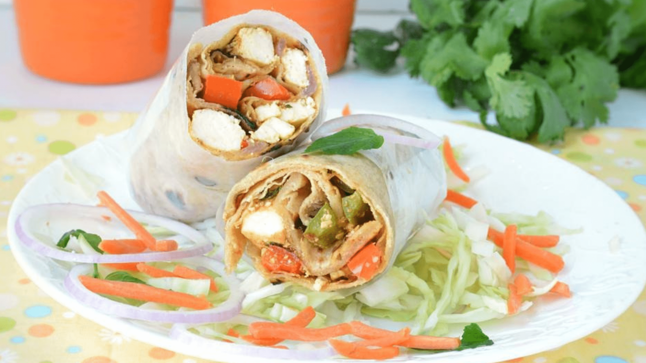 Quick and easy recipe to paneer kathi roll - ShriandSam
