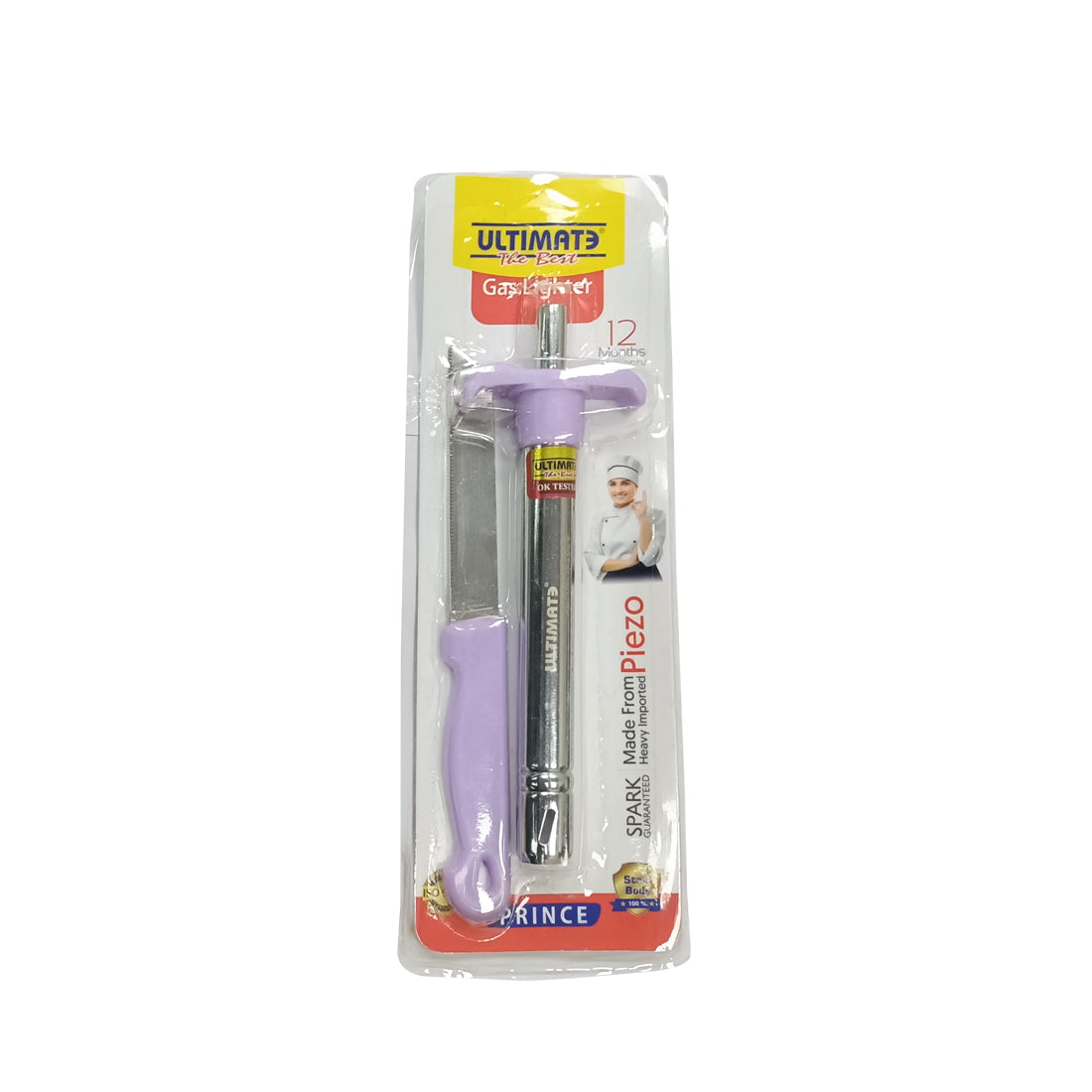 Prince Gas Lighter with Knife