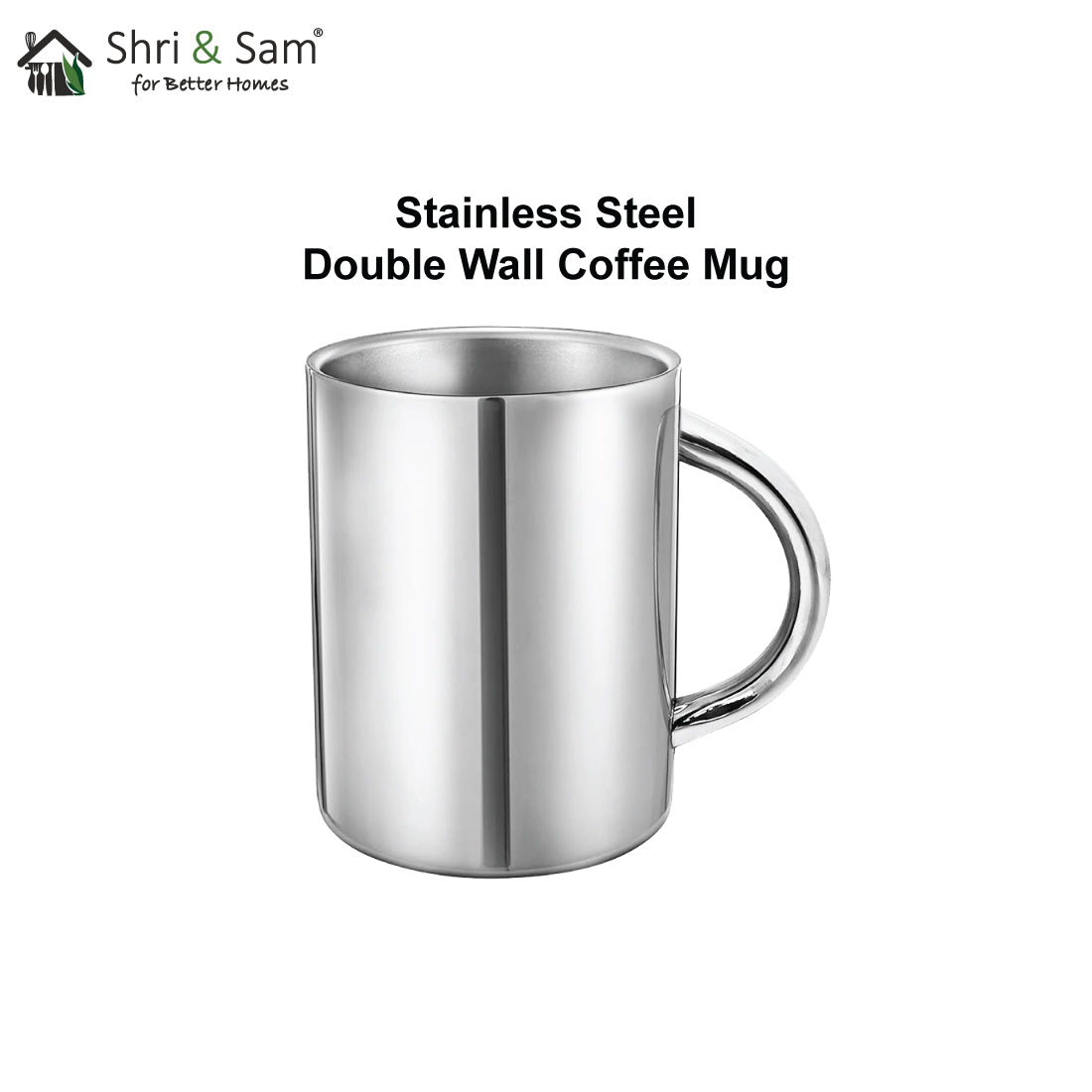 Stainless Steel Double Wall Coffee Mug