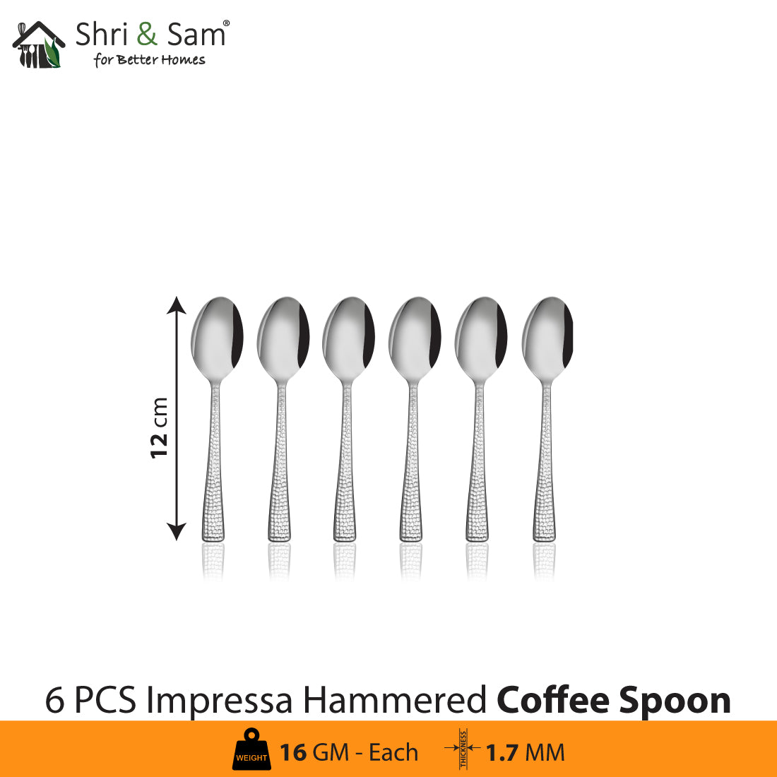 Stainless Steel Cutlery Impressa Hammered