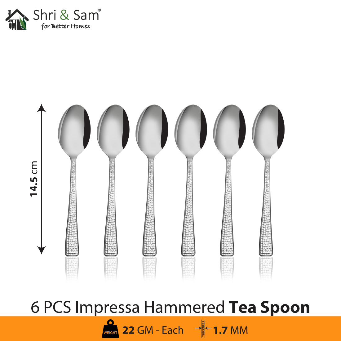 Stainless Steel Cutlery Impressa Hammered