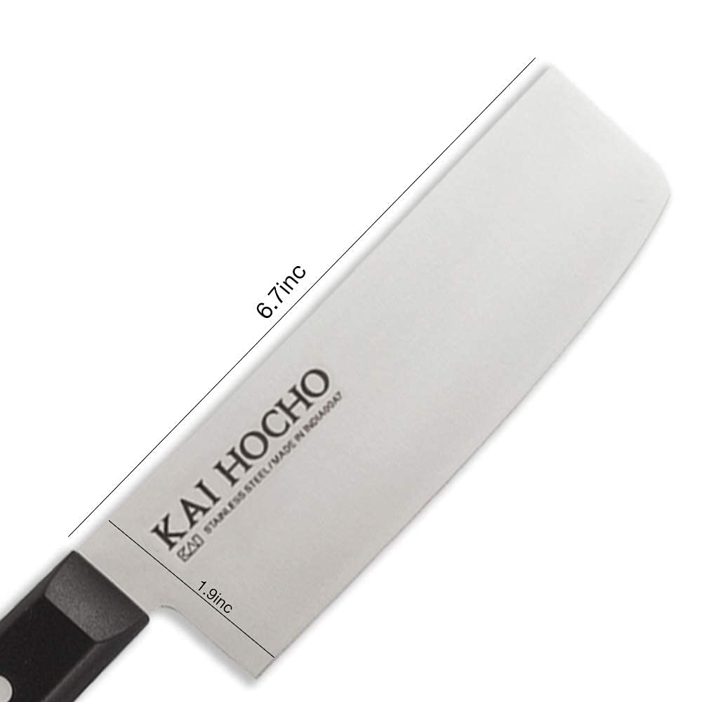 Kai Hocho Premium Nakiri Kitchen Knife for Chopping, Dicing and Mincing