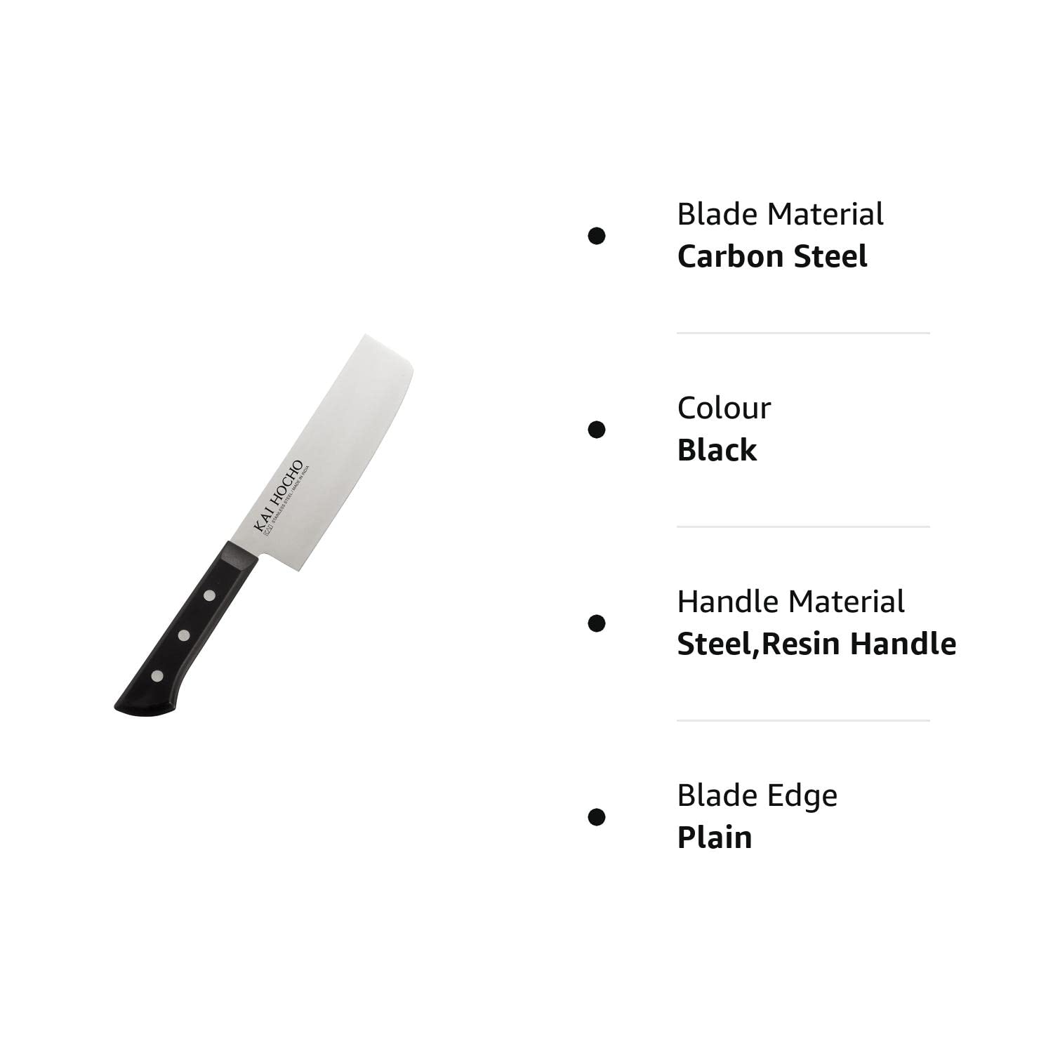 Kai Hocho Premium Nakiri Kitchen Knife for Chopping, Dicing and Mincing