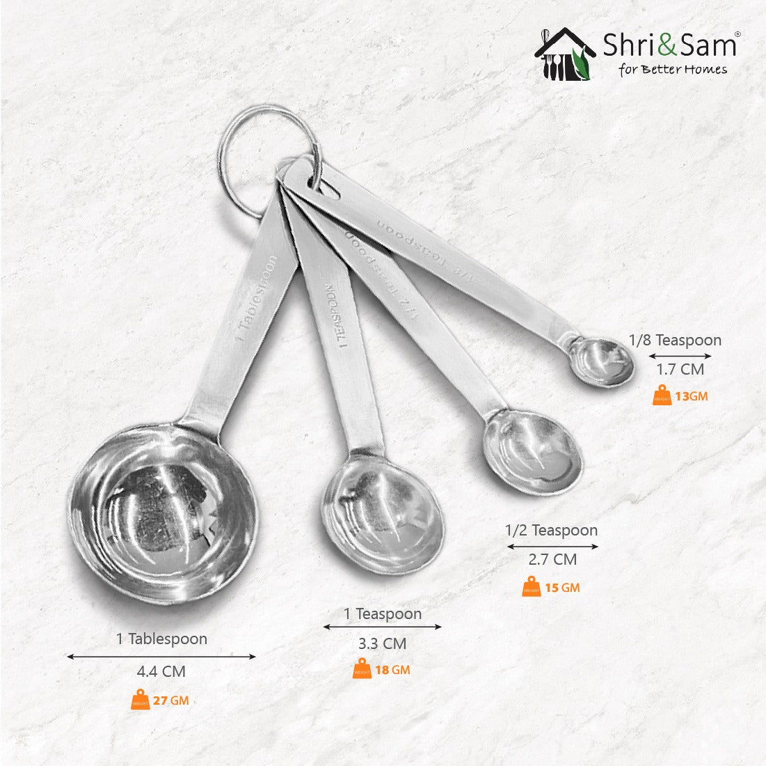 Stainless Steel Measuring Spoon