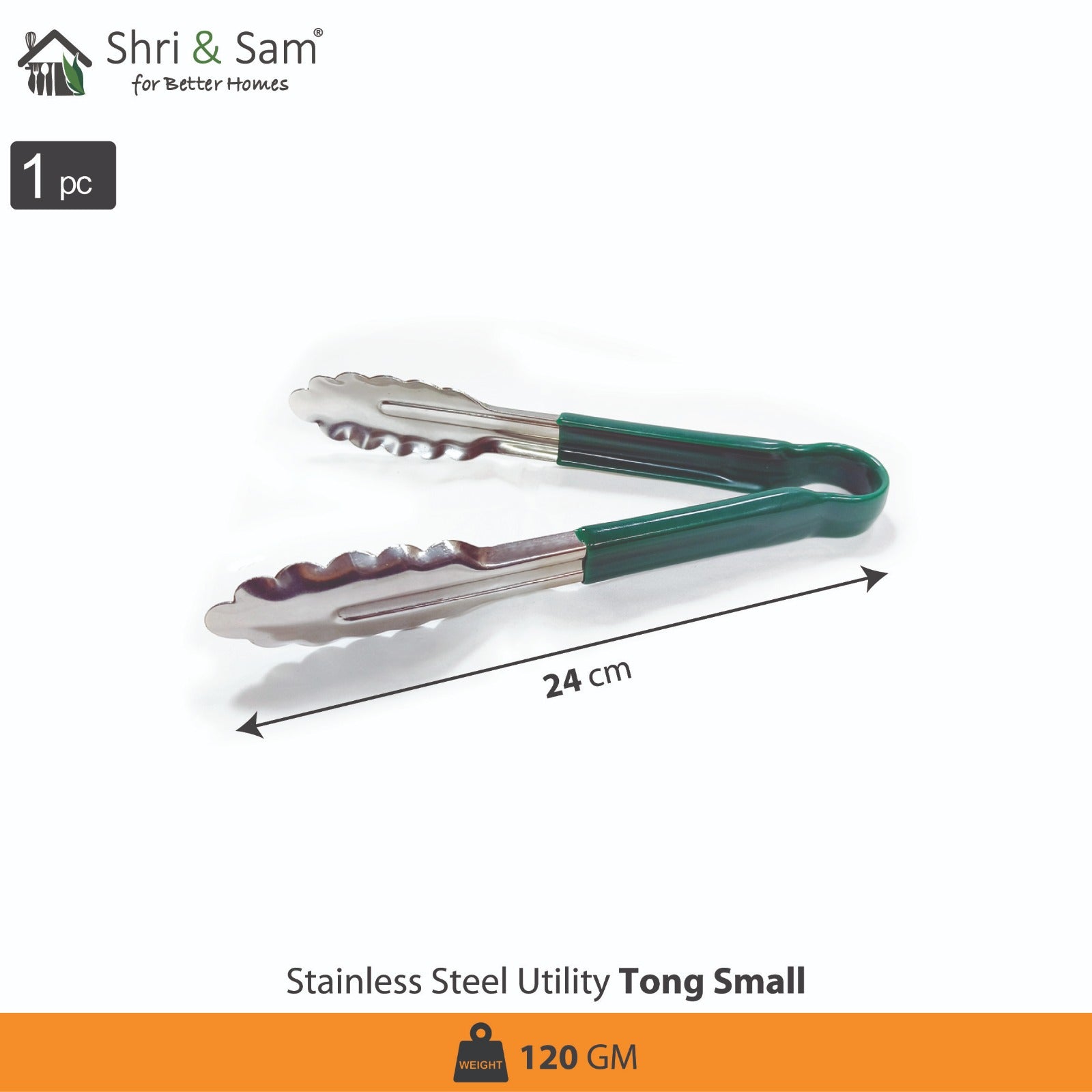 Stainless Steel Utility Tong Small