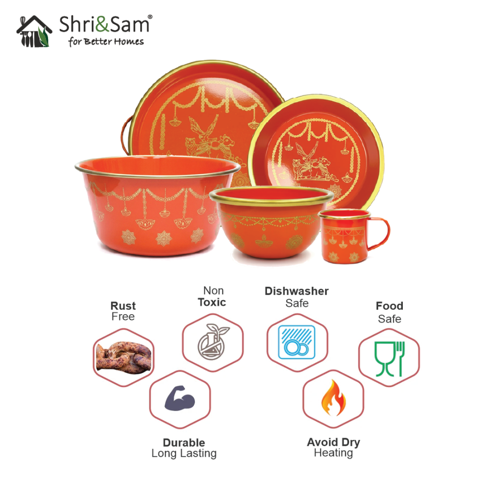 Enamel - Coated MS Utility Set