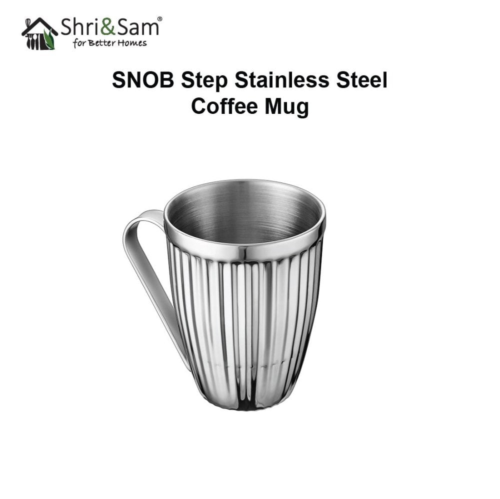 SNOB Step Stainless Steel Coffee Mug