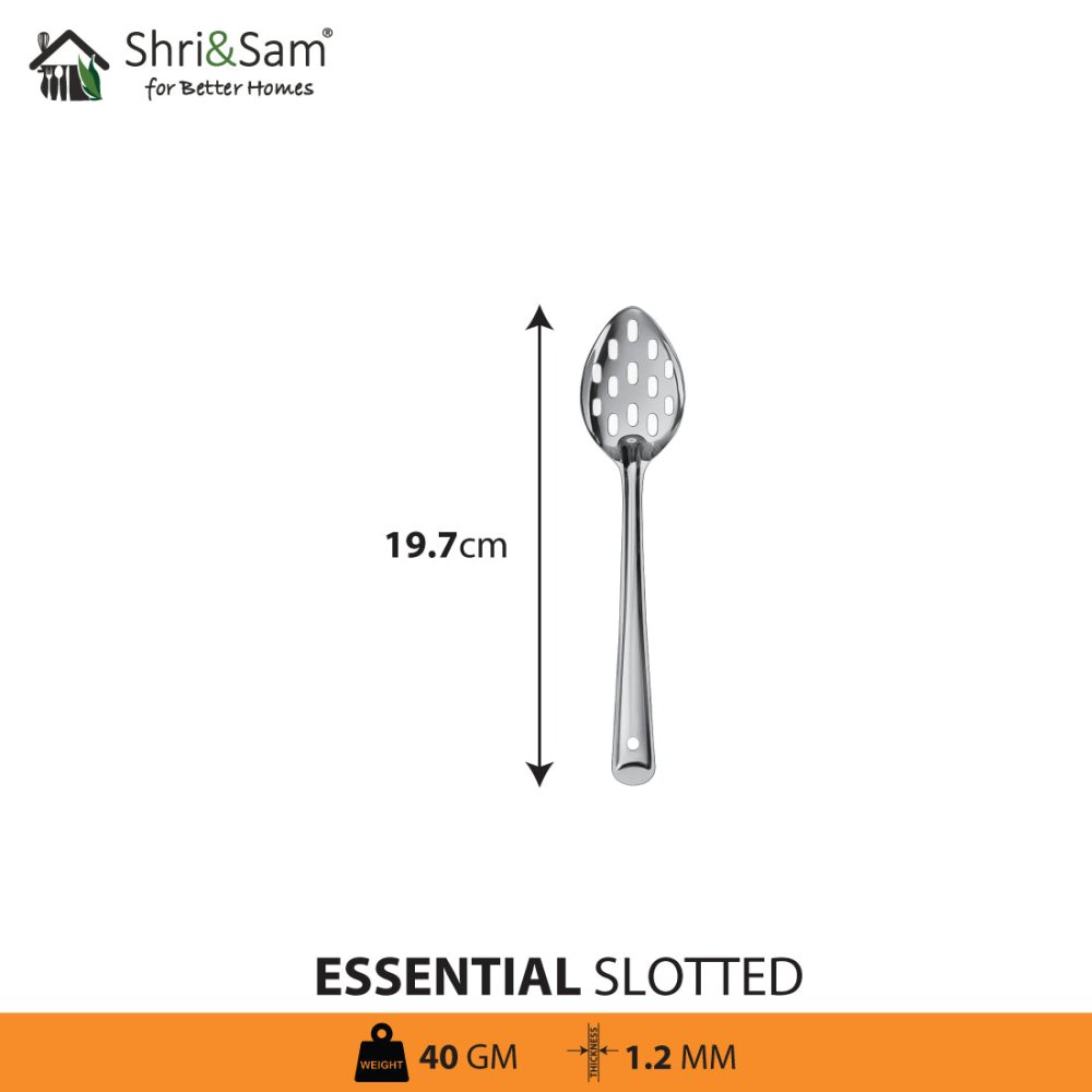 Stainless Steel Basting Spoon Slotted Essential
