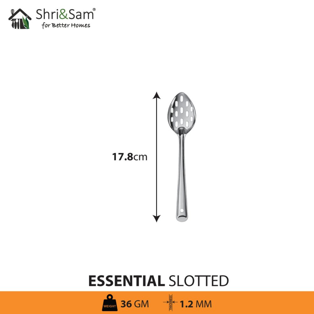 Stainless Steel Basting Spoon Slotted Essential