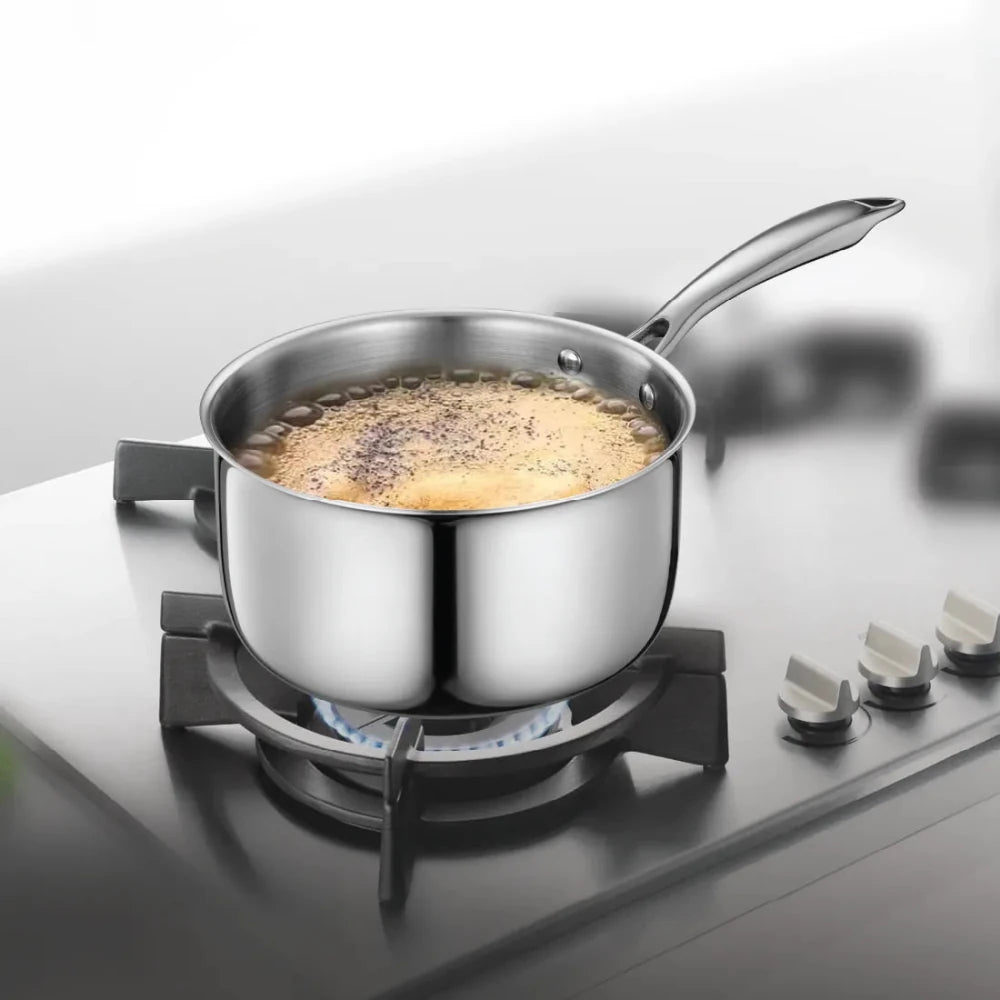 Stainless Steel Bharat Triply Sauce Pan