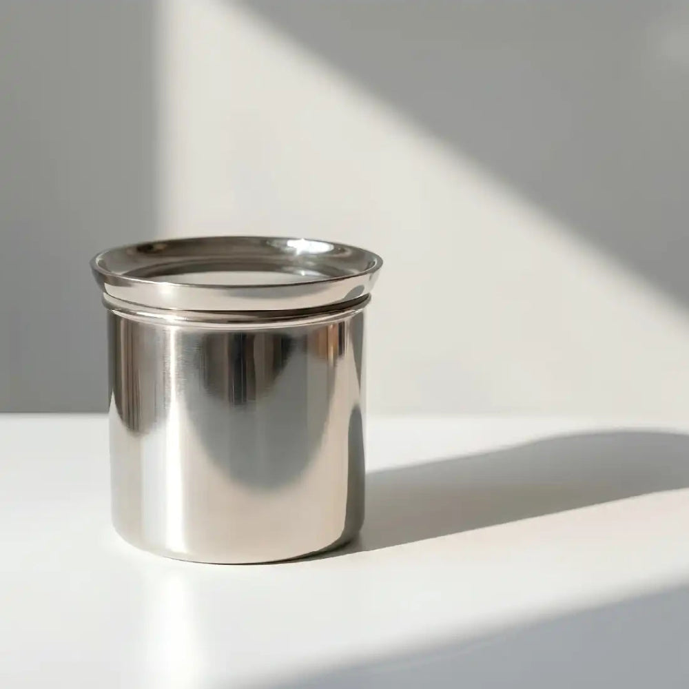Stainless Steel Canister with Air - Tight SS Lid – Premium Storage Container