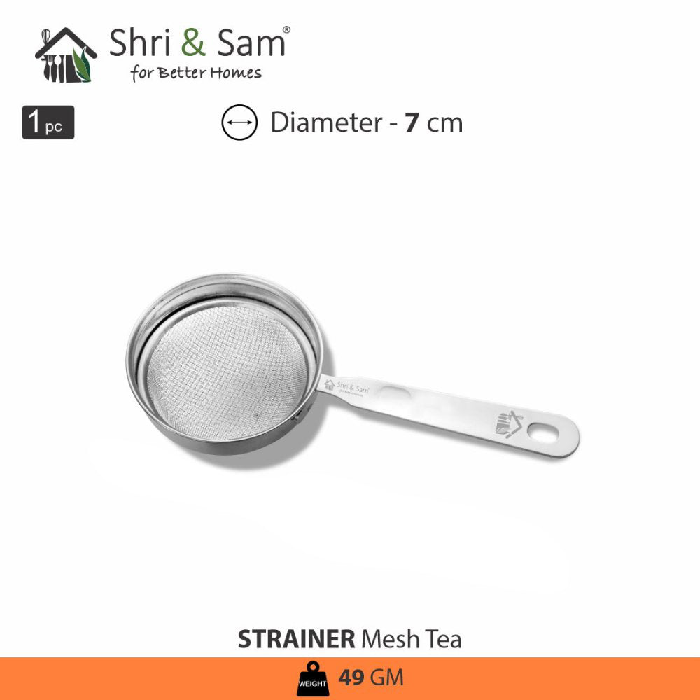 Stainless Steel Double Mesh Tea Strainer