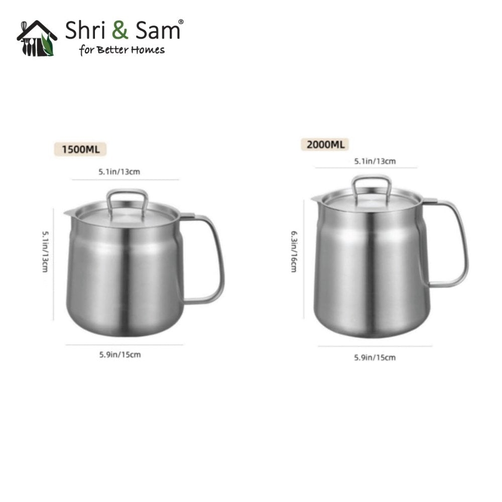 Stainless Steel Oil Filter Pot
