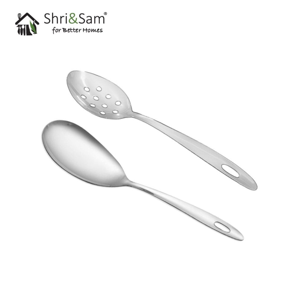 Stainless Steel Salad Serving Tools Pearl