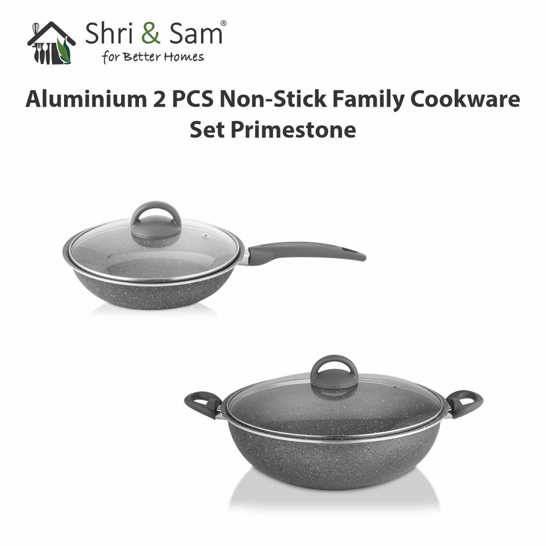 Aluminium 2 PCS Non-Stick FAMILY Cookware Set Primestone