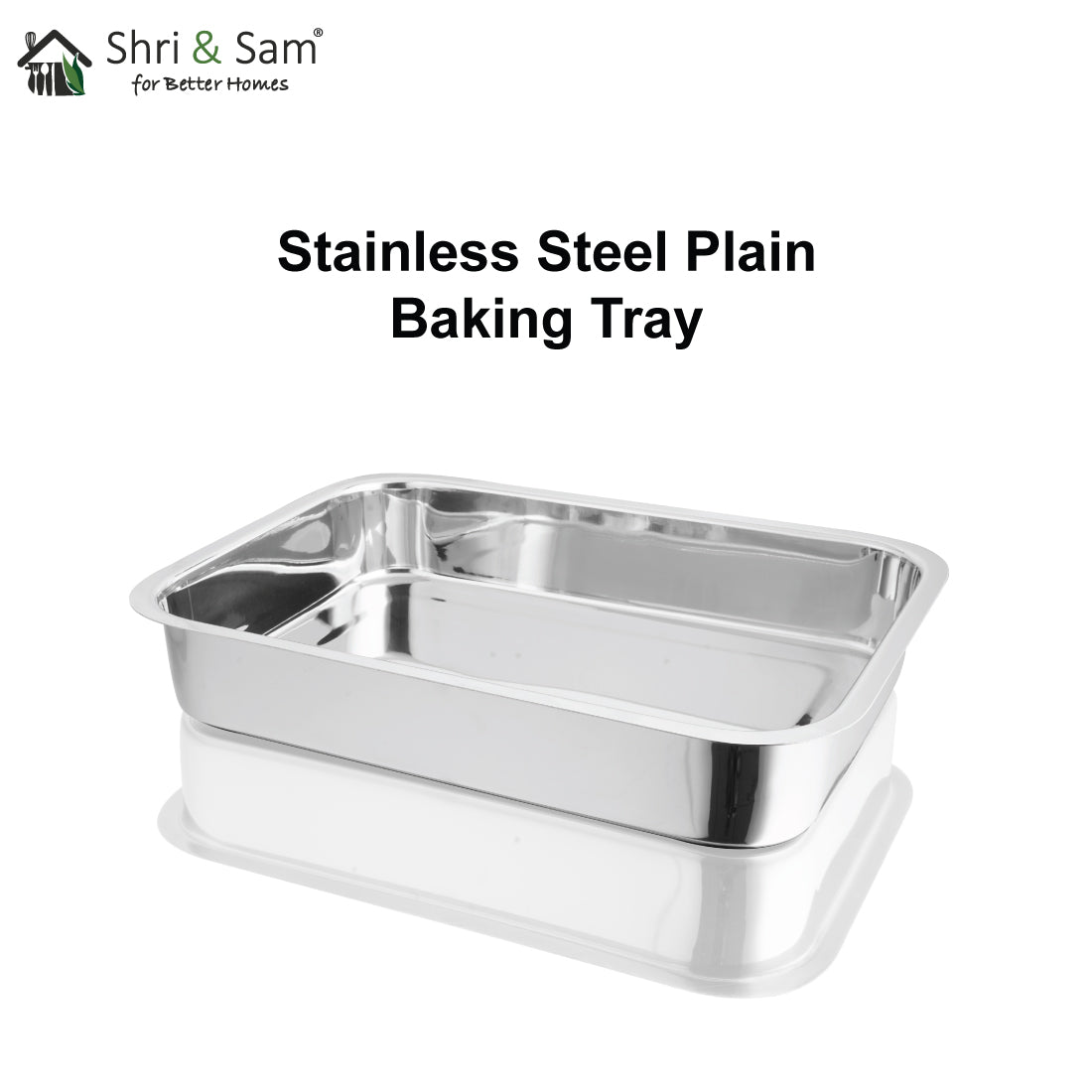 Stainless steel rectangular on sale pan