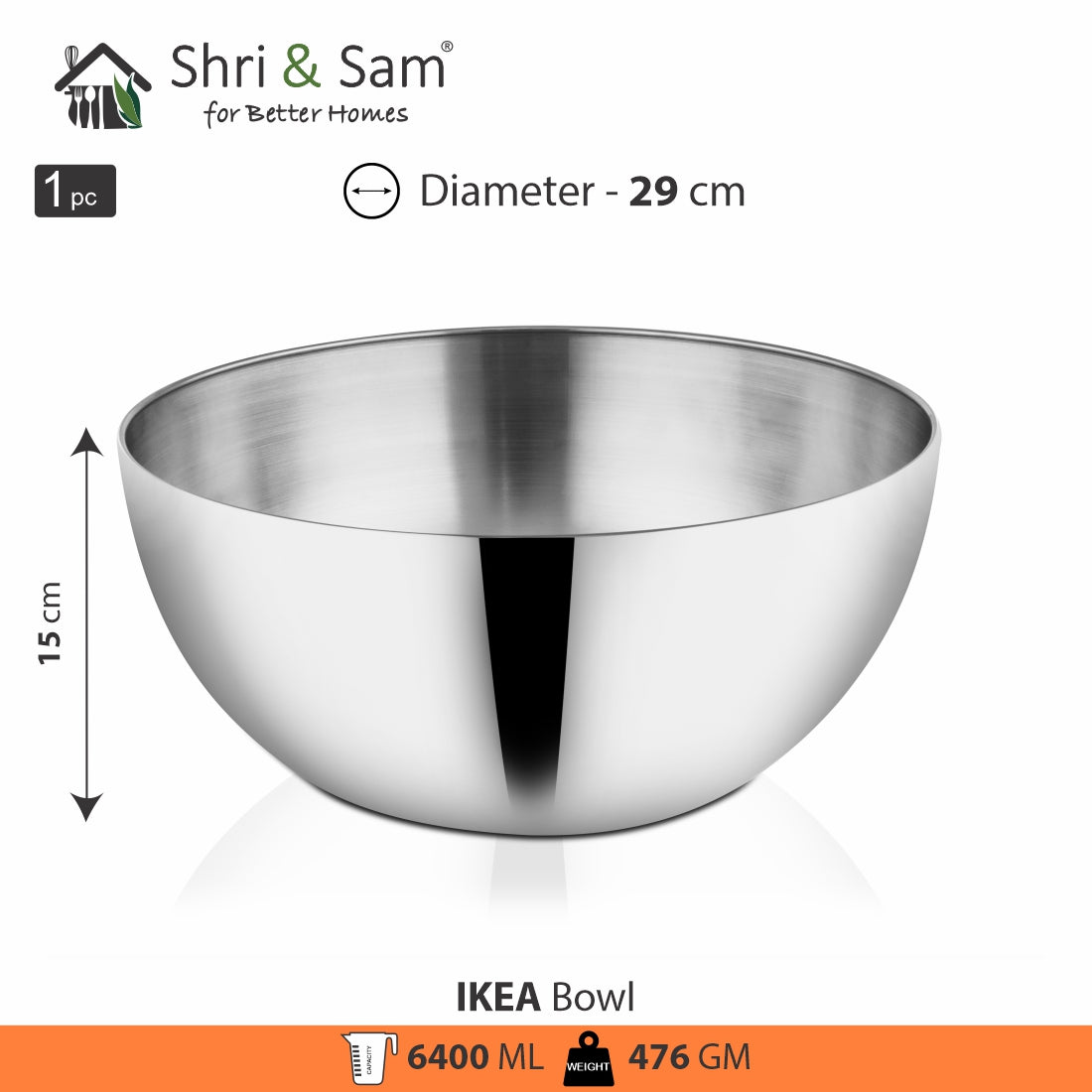 Stainless Steel Bowl Ikea