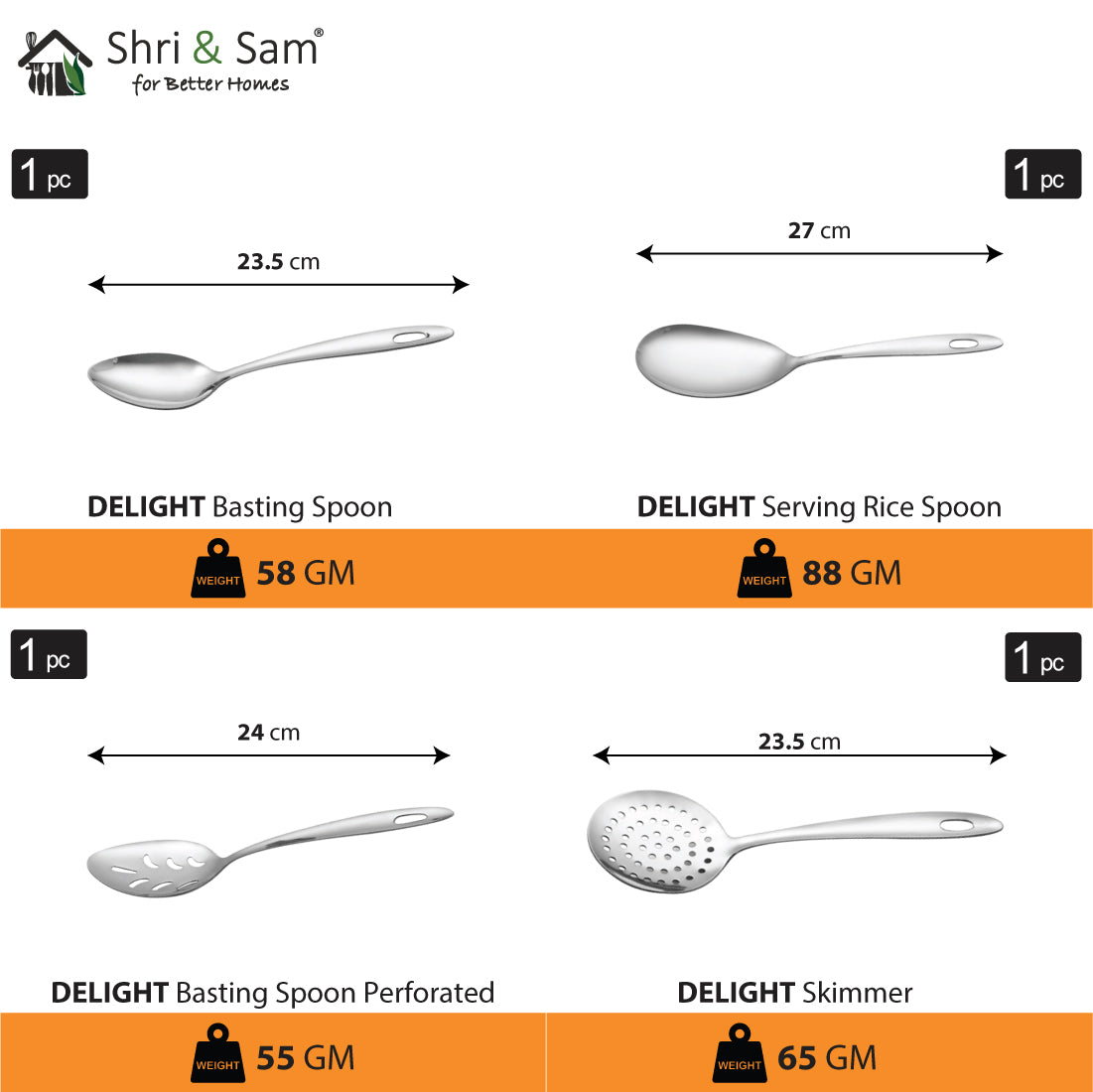 Stainless Steel 101 PCS Dinner set (8 People) Delight