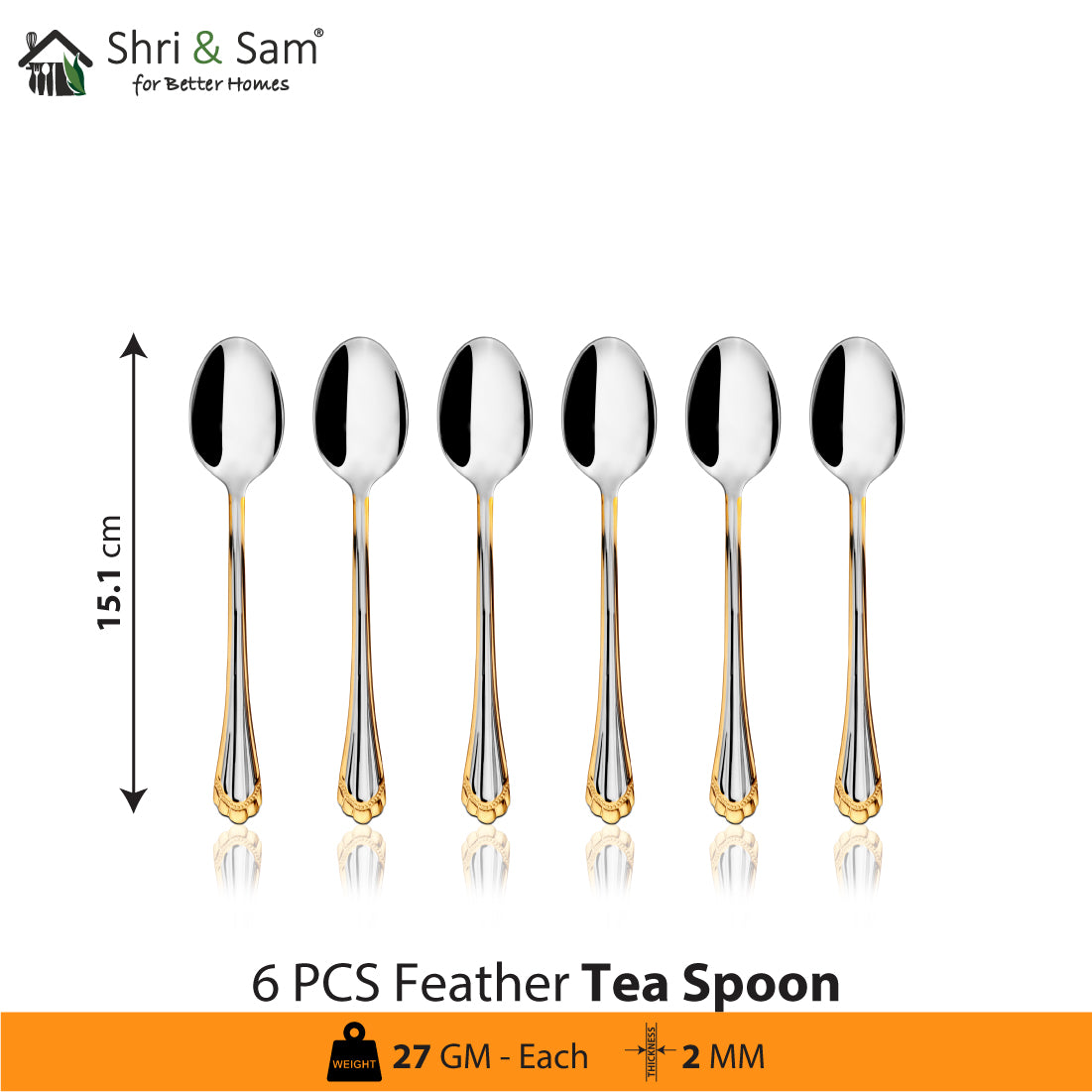 Stainless Steel Cutlery Feather