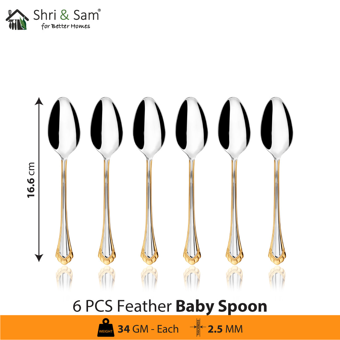 Stainless Steel Cutlery Feather