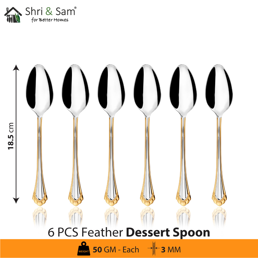 Stainless Steel Cutlery Feather