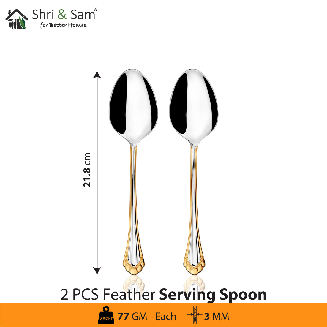 Stainless Steel Cutlery Feather