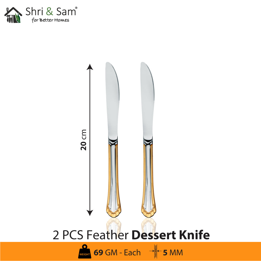 Stainless Steel Cutlery Feather