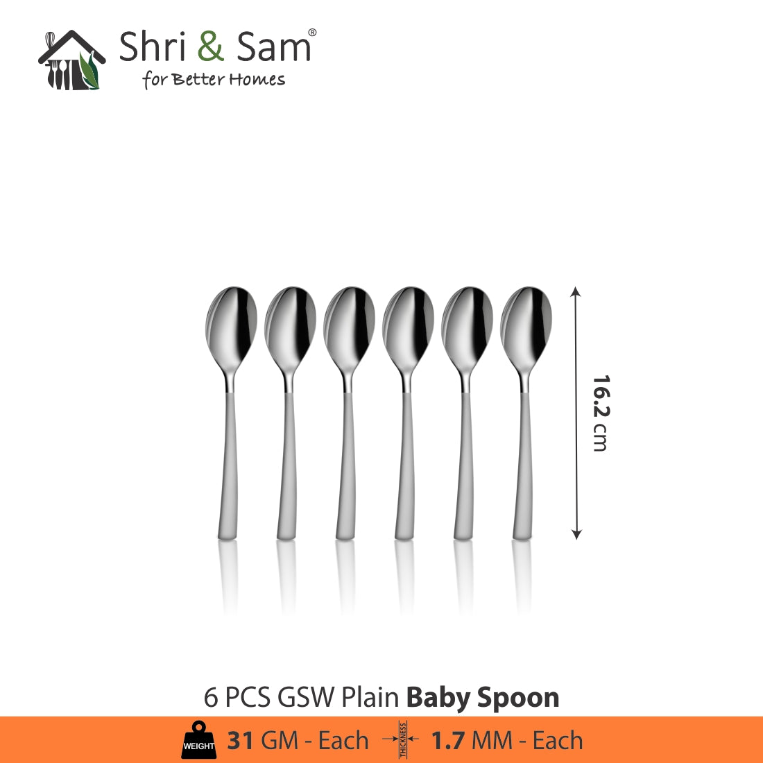 Stainless Steel Cutlery GSW Plain