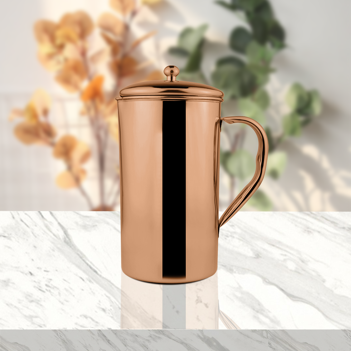 Stainless Steel 1700 ML Jug with Rose Gold PVD Coating Impression