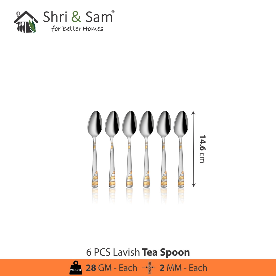 Stainless Steel 18 PCS Cutlery Set (without knife) Lavish