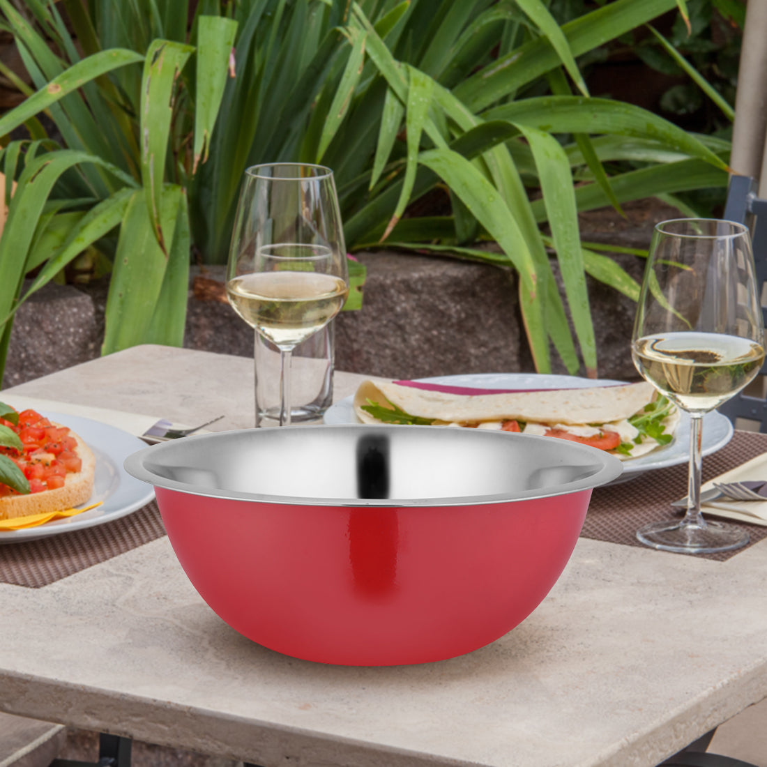 Stainless Steel Deep Mixing Bowl Lava