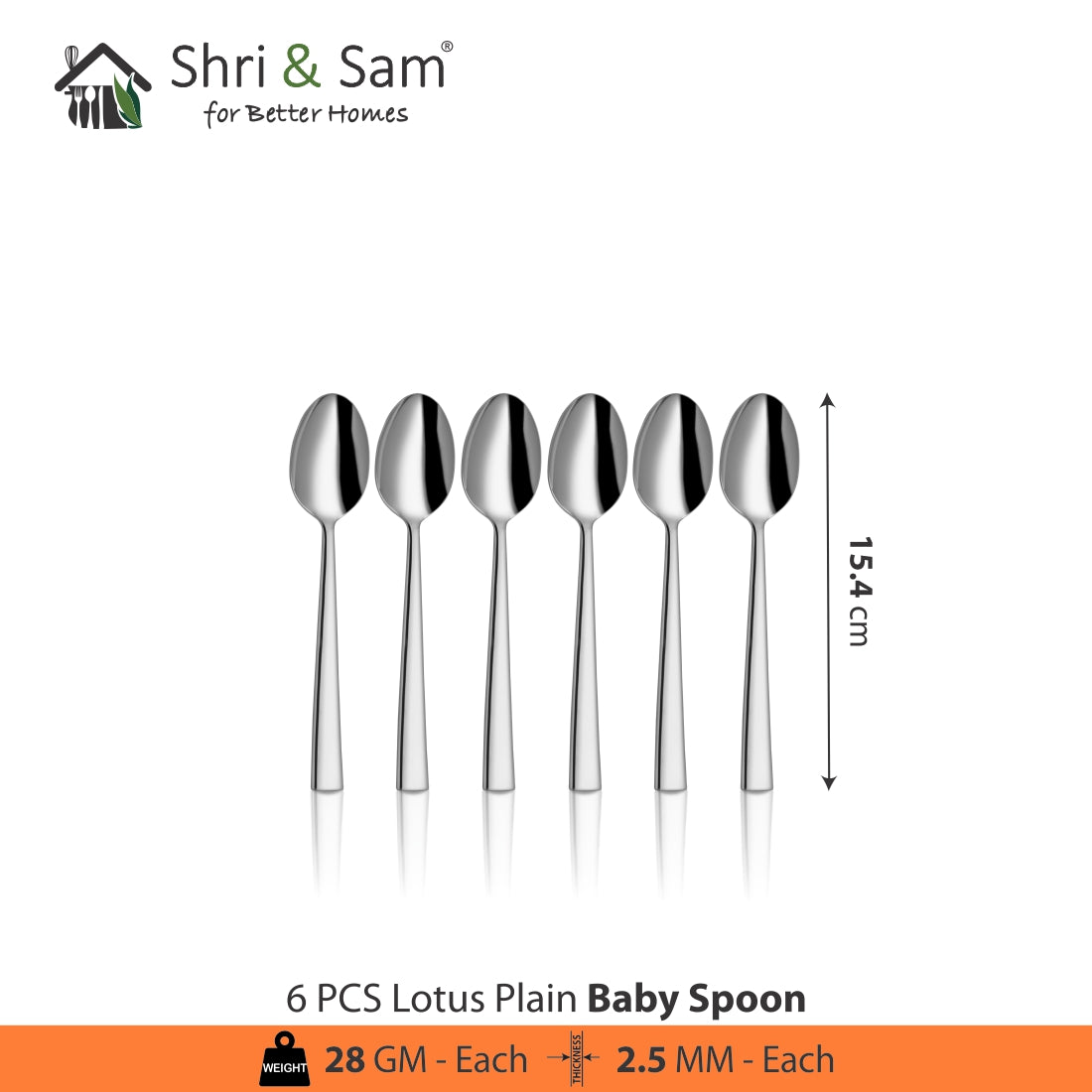 Stainless Steel Cutlery Lotus Plain