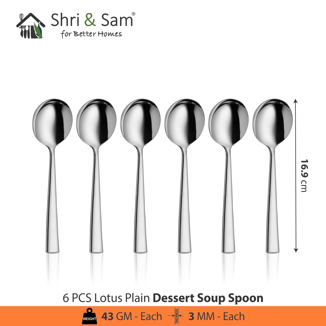 Stainless Steel Cutlery Lotus Plain