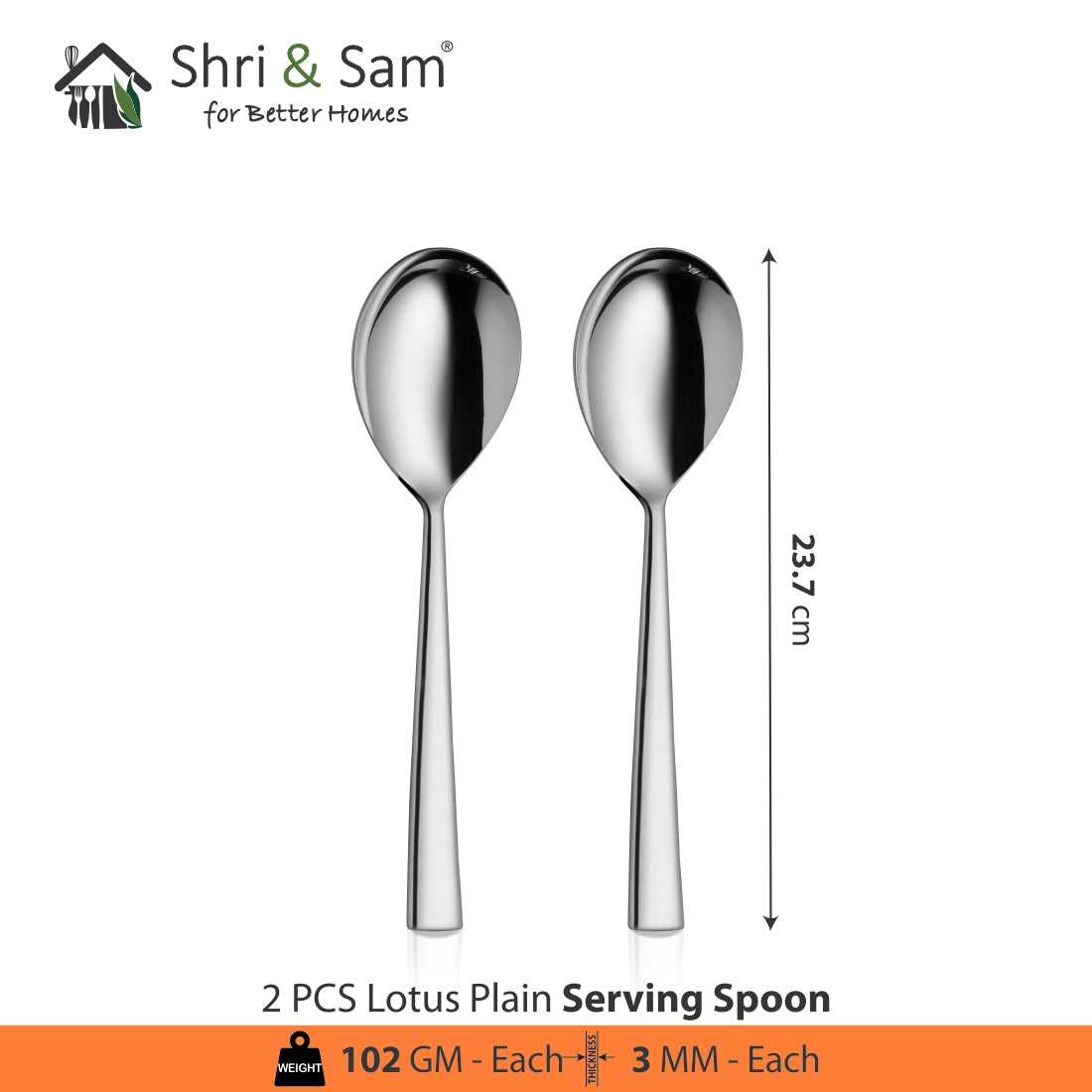 Stainless Steel Cutlery Lotus Plain