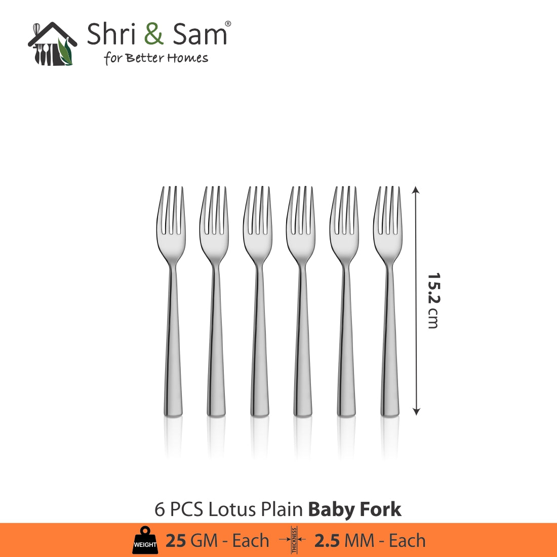 Stainless Steel Cutlery Lotus Plain