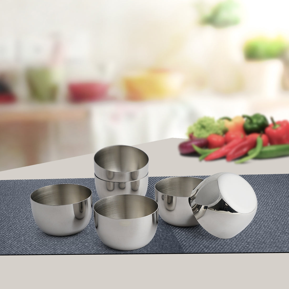 Stainless Steel 6 PCS Small Bowl Majestic
