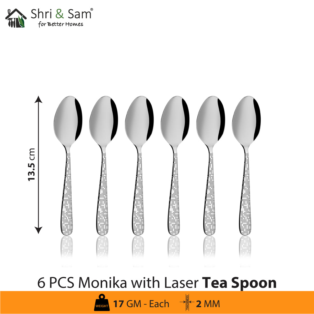 Stainless Steel Cutlery with Laser Monika