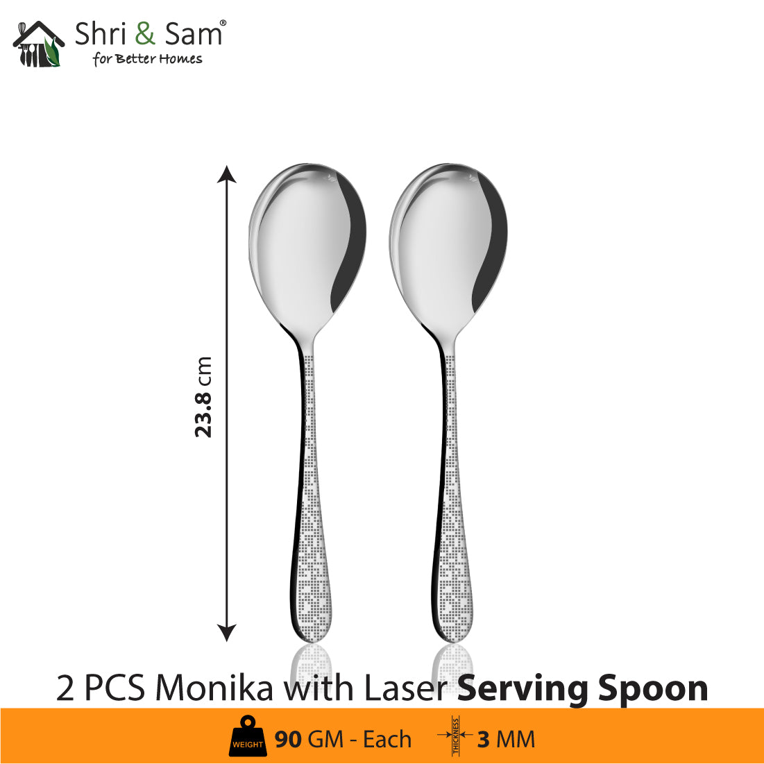 Stainless Steel Cutlery with Laser Monika