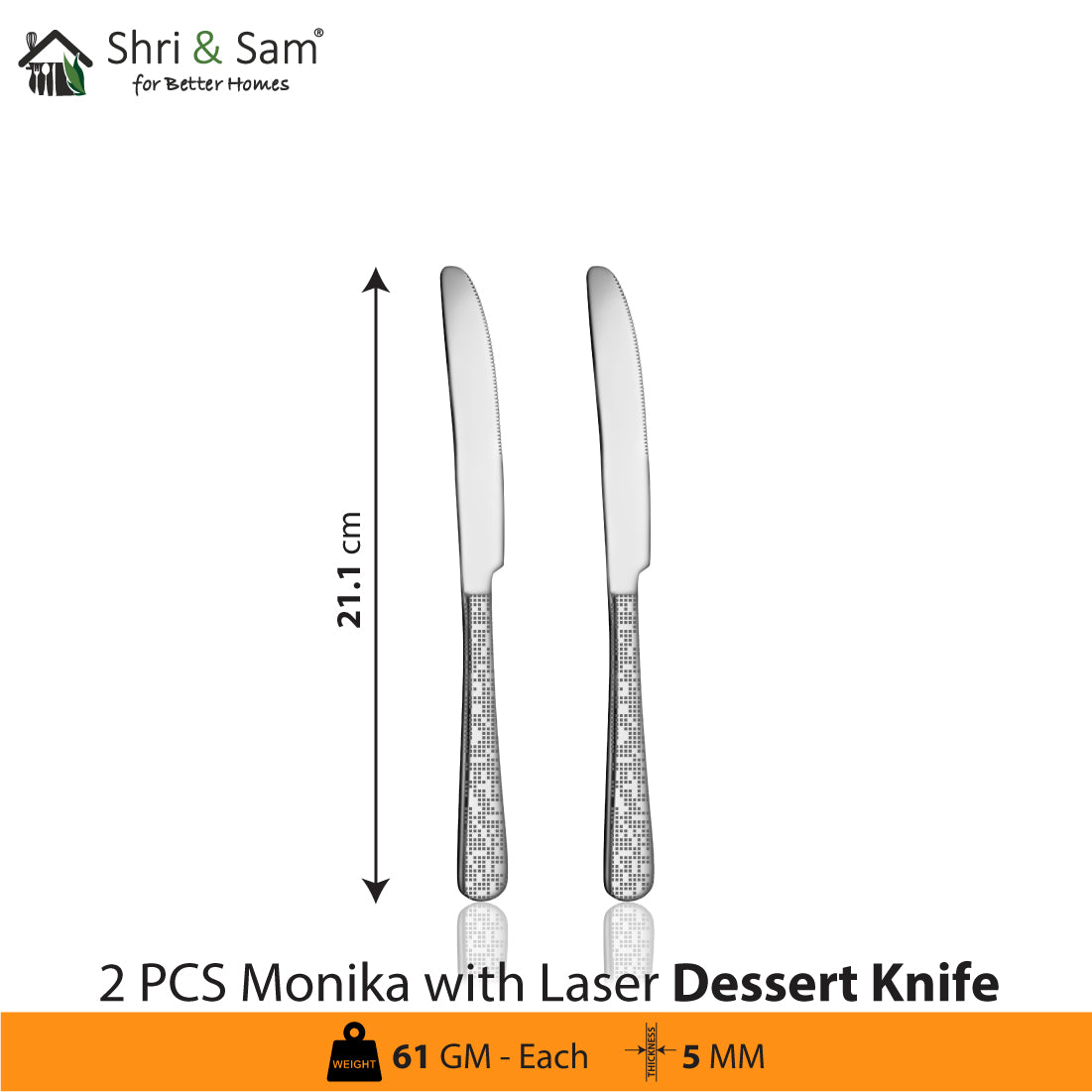 Stainless Steel Cutlery with Laser Monika