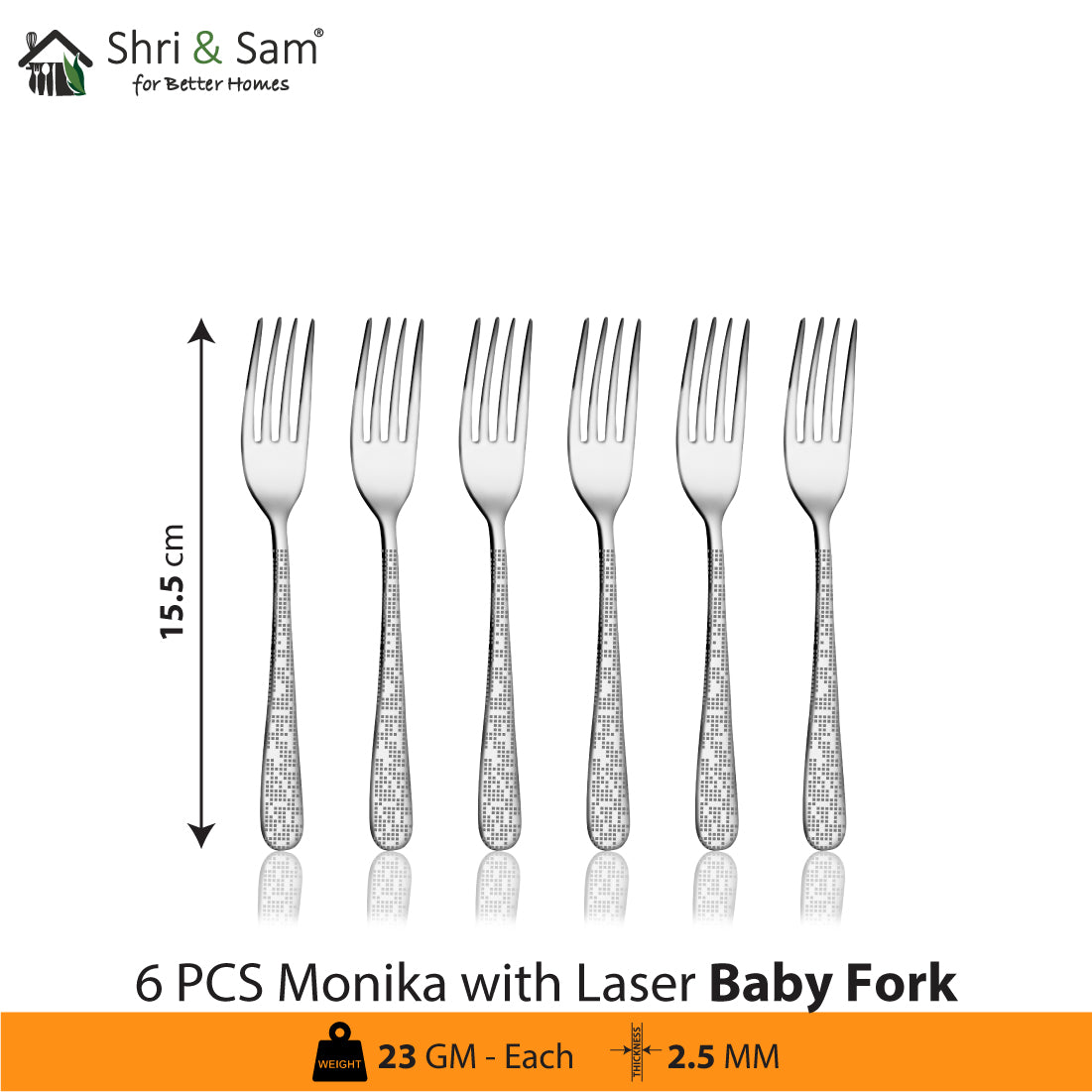 Stainless Steel Cutlery with Laser Monika