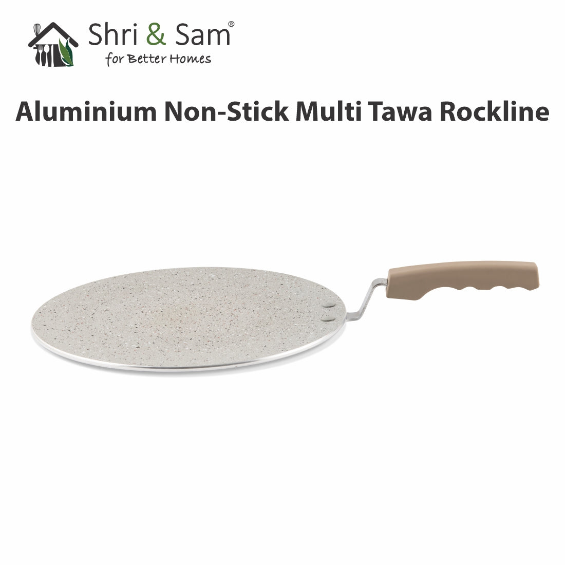 Aluminium Non-Stick Multi Tawa Rockline