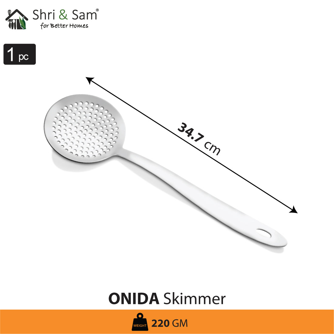 Stainless Steel Skimmer Onida