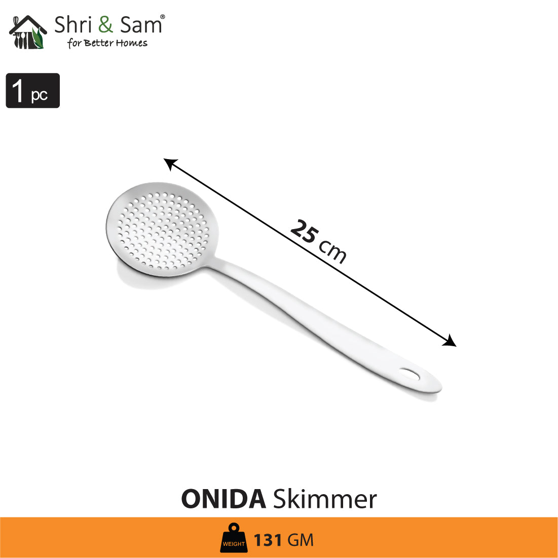 Stainless Steel Skimmer Onida