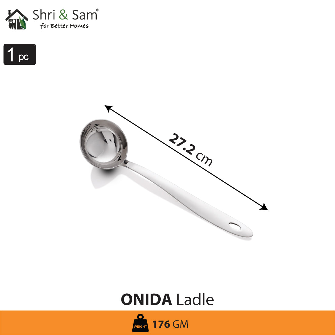 Stainless Steel Ladle Onida