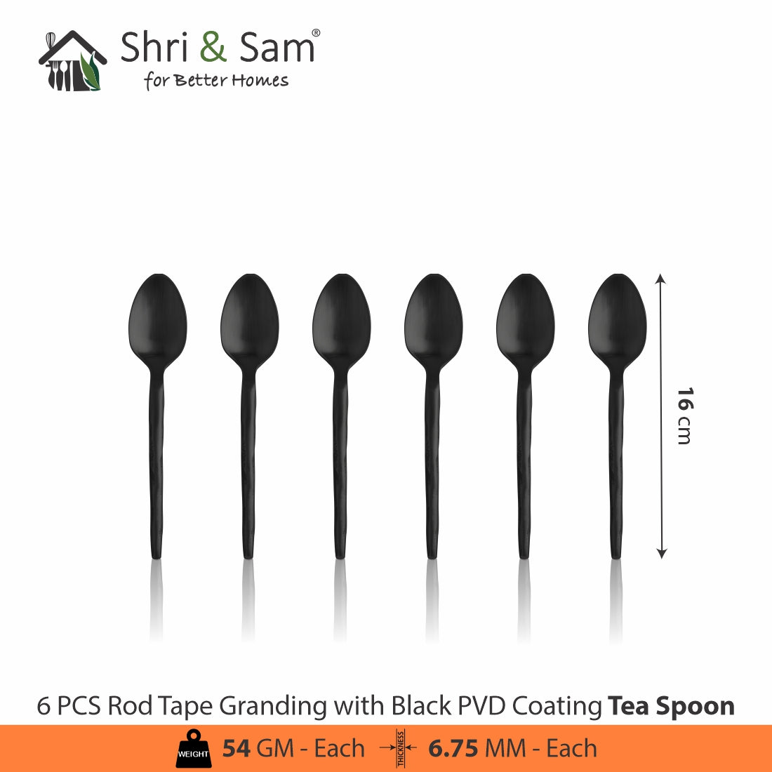 Stainless Steel 24 PCS Cutlery Set with PVD Coating Rod Tape Granding