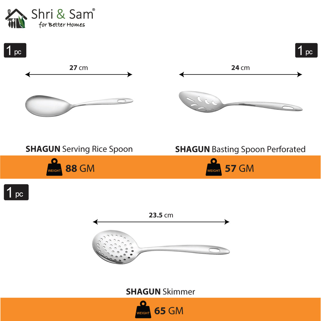 Stainless Steel 51 PCS Dinner Set (6 People) Shagun