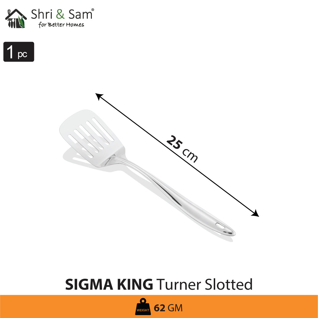 Stainless Steel Turner Slotted Sigma King