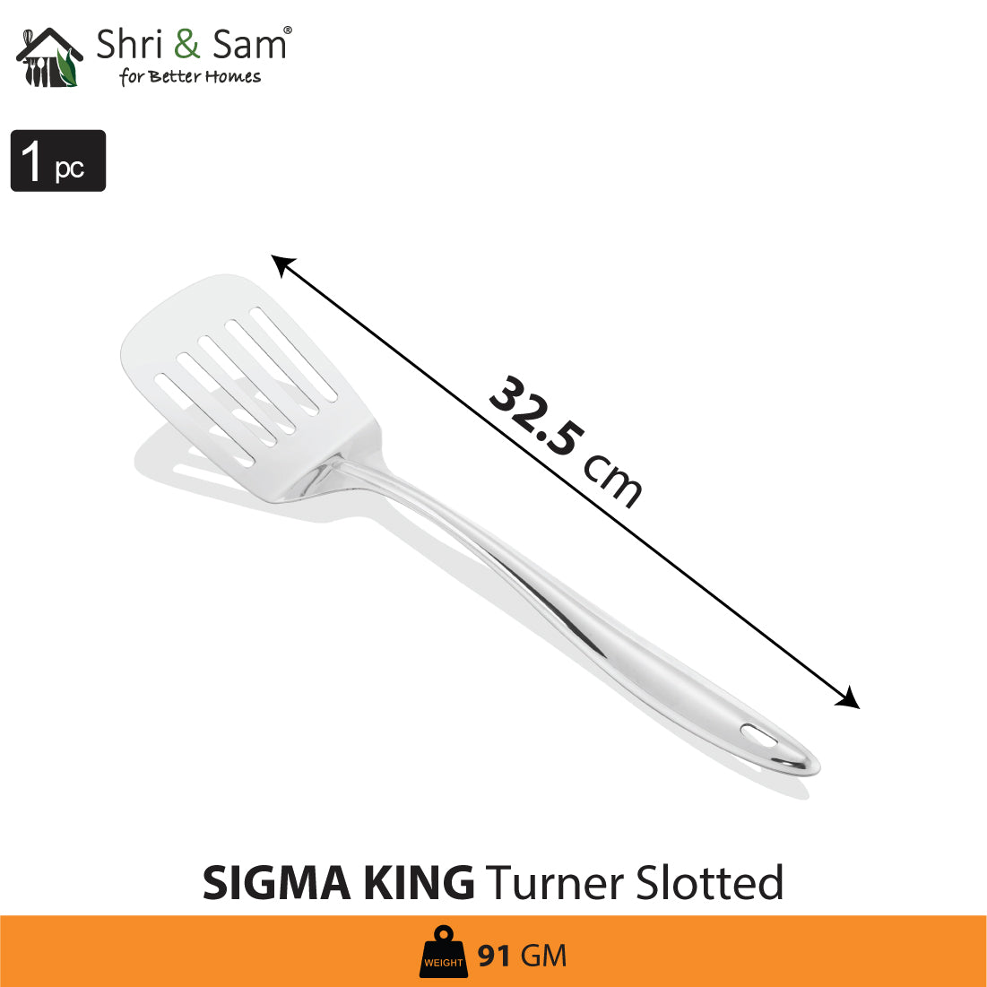 Stainless Steel Turner Slotted Sigma King