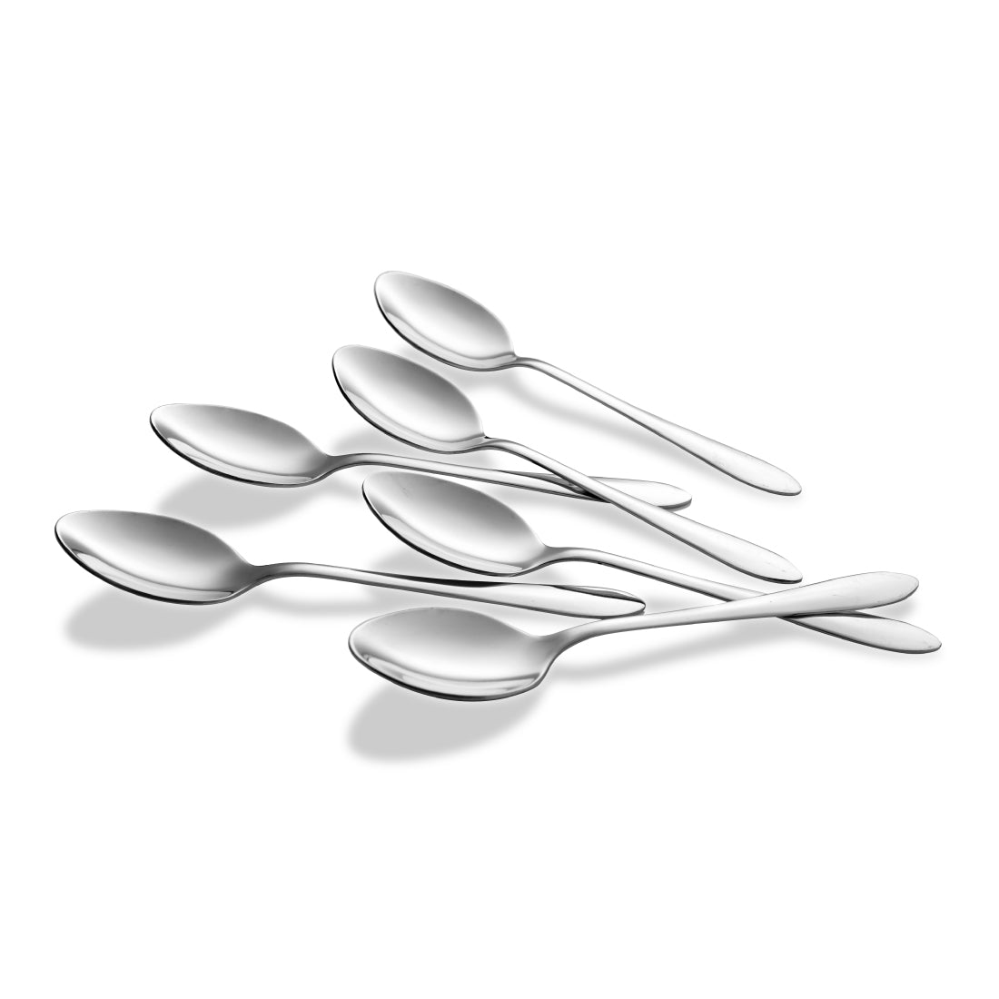 Stainless Steel 6 PCS Dessert Spoon Sleek